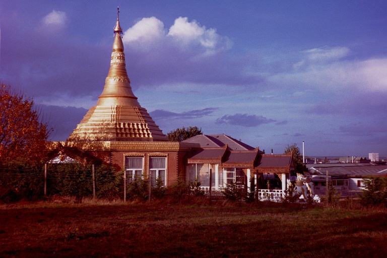 Buddhist Temple in Ladywood Birmingham- pix by Tony Mayo